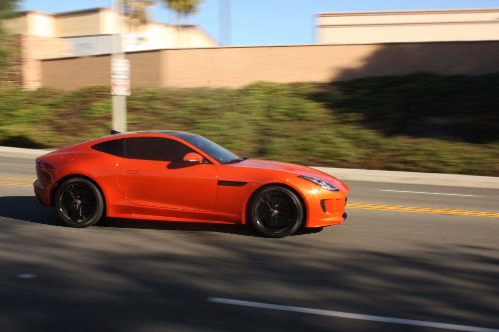 orange F-type pan