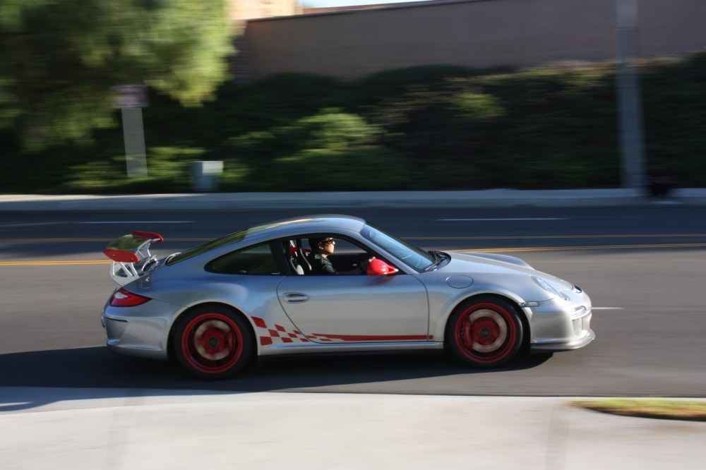 red and gray GT3 RS pan