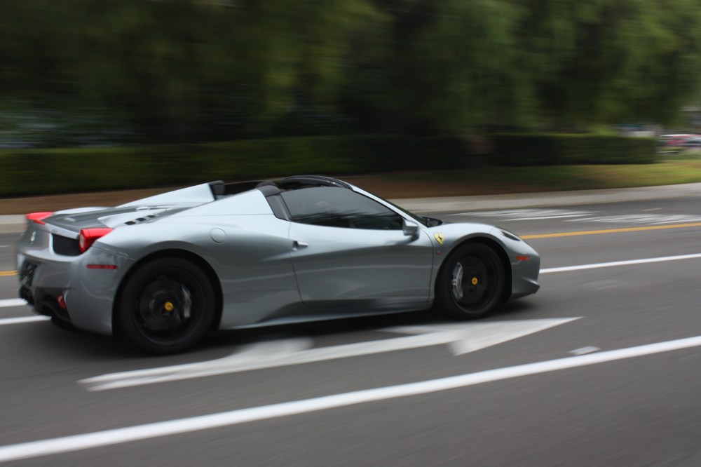 silver 458 spider pan
